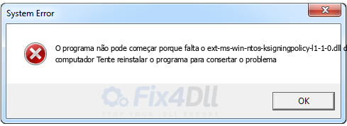 ext-ms-win-ntos-ksigningpolicy-l1-1-0.dll ausente