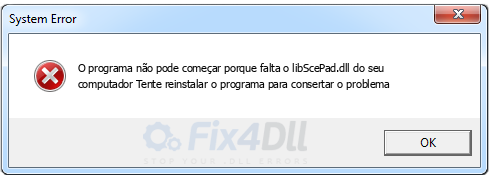 libScePad.dll ausente