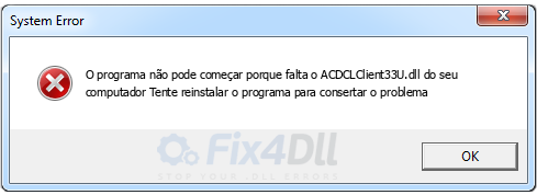 ACDCLClient33U.dll ausente