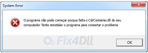 CdrContainer.dll ausente