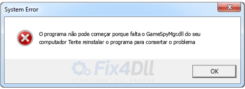 GameSpyMgr.dll ausente
