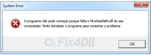 McxDataPath.dll ausente