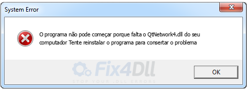 QtNetwork4.dll ausente