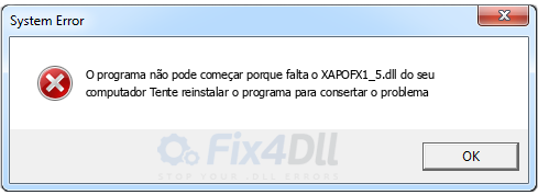 XAPOFX1_5.dll ausente