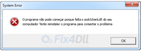 acdclclient.dll ausente