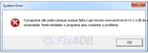 api-ms-win-core-winrt-error-l1-1-1.dll ausente