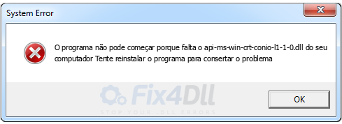 api-ms-win-crt-conio-l1-1-0.dll ausente