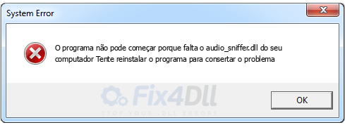 audio_sniffer.dll ausente