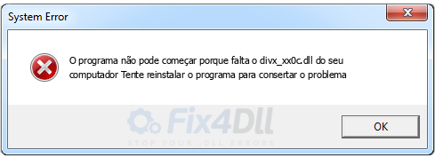 divx_xx0c.dll ausente