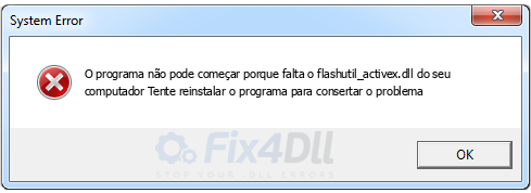 flashutil_activex.dll ausente