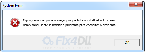 installhelp.dll ausente