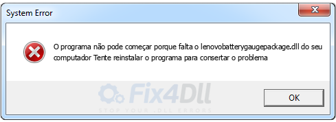 lenovobatterygaugepackage.dll ausente