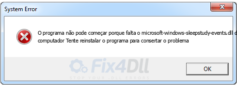 microsoft-windows-sleepstudy-events.dll ausente