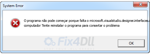 microsoft.visualstudio.designer.interfaces.dll ausente