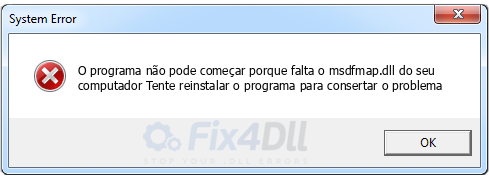 msdfmap.dll ausente