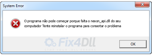 nexon_api.dll ausente