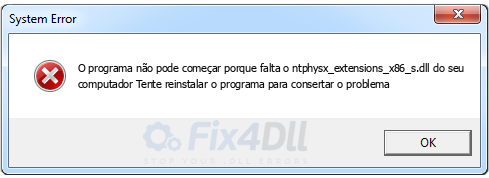 ntphysx_extensions_x86_s.dll ausente