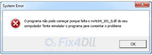 nvrtc64_101_0.dll ausente