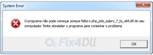 php_pdo_sqlsrv_7_ts_x64.dll ausente