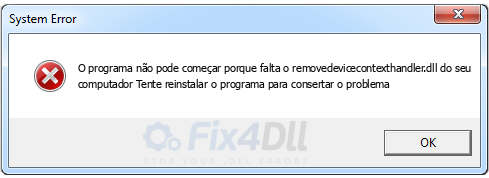 removedevicecontexthandler.dll ausente