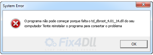 td_dbroot_4.01_14.dll ausente