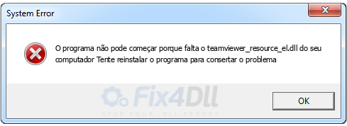 teamviewer_resource_el.dll ausente