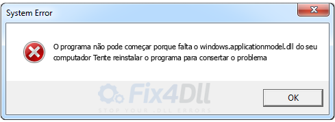 windows.applicationmodel.dll ausente