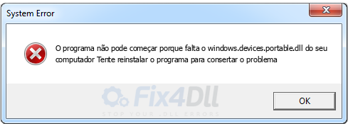 windows.devices.portable.dll ausente